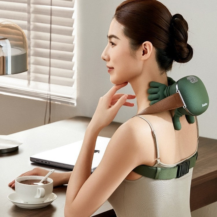Electric 4D Neck & Shoulder Massager with Heat – Cordless Pain Relief