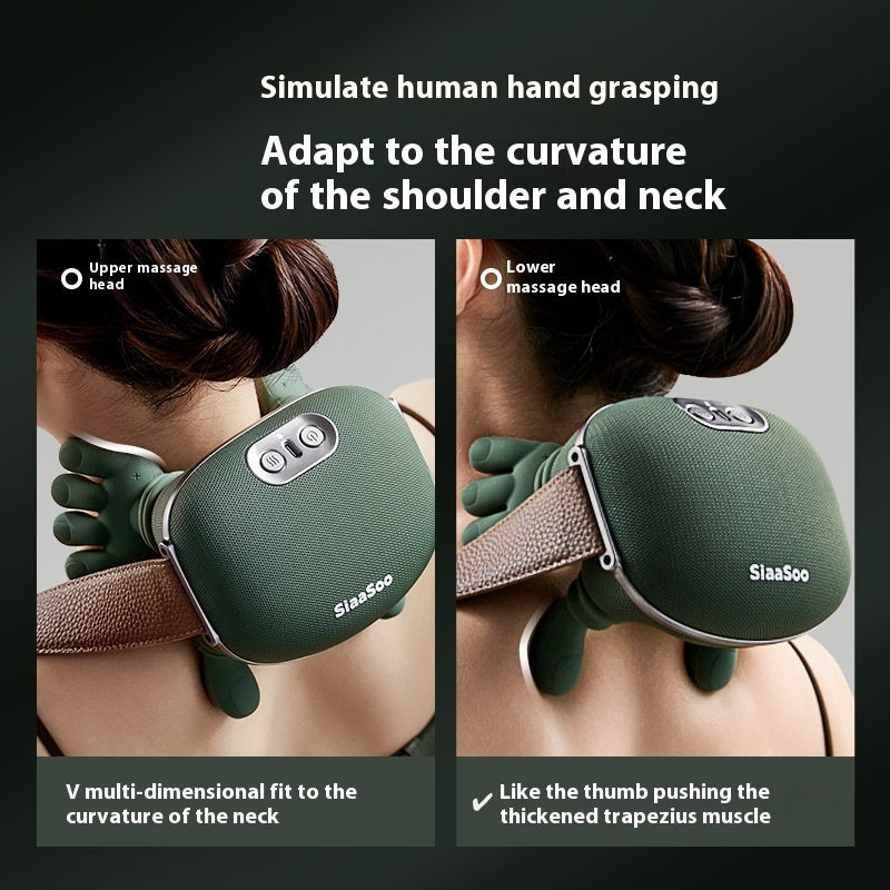 Electric 4D Neck & Shoulder Massager with Heat – Cordless Pain Relief